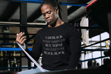 I AM BLACK Every Day Long sleeve Black Unisex t-shirt