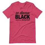 so damn BLACK Short-Sleeve Unisex T-Shirt