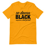 so damn BLACK Short-Sleeve Unisex T-Shirt