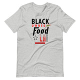Black Owned Food LA (graphics-black text) Short-Sleeve Unisex T-Shirt