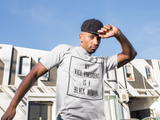My VP Is a Black Woman Short-Sleeve Unisex T-Shirt (black text - framed)