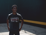 Vote! Short-Sleeve Unisex T-Shirt (white text)