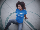 Vote! Short-Sleeve Unisex T-Shirt (white text)