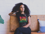 Black Lives Matter (period) Short sleeve t-shirt