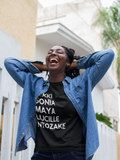 NIKKI, SONIA, MAYA, LUCILLE, NTOZAKE Short-Sleeve Black Unisex T-Shirt