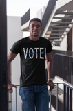 Vote! Short-Sleeve Unisex T-Shirt (blue text)