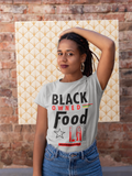 Black Owned Food LA (graphics-black text) Short-Sleeve Unisex T-Shirt