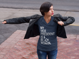 My VP is a Black Woman Short-Sleeve (Women's V-cut)
