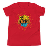 Shine Black Girl, Shine! Youth Short Sleeve T-Shirt