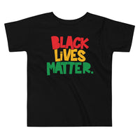 Black Lives Matter (period) Toddler Short Sleeve Tee