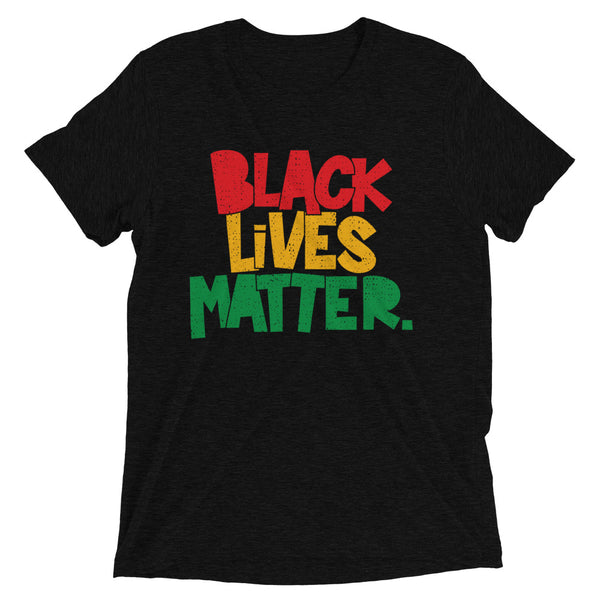 Black Lives Matter (period) Short sleeve t-shirt