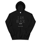 I AM BLACK History Unisex Black Hoodie