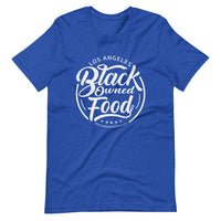 Black Owned Food LA (logo-white text) Short-Sleeve Unisex T-Shirt