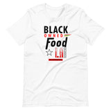 Black Owned Food LA (graphics-black text) Short-Sleeve Unisex T-Shirt