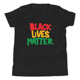 Black Lives Matter (period) Youth Short Sleeve T-Shirt