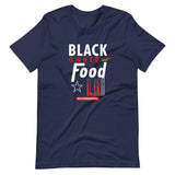 Black Owned Food LA (graphics-white text) Short-Sleeve Unisex T-Shirt