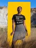 Rooting for errybody Black Short-Sleeve Unisex T-Shirt
