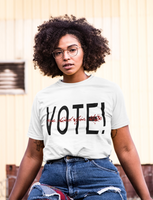 VOTE! Short-Sleeve Unisex T-Shirt (white)